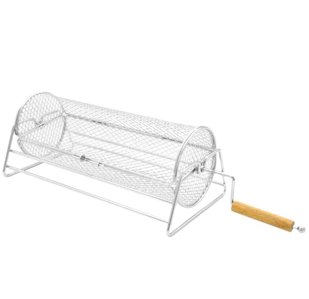 Rotating BBQ Mesh Basket